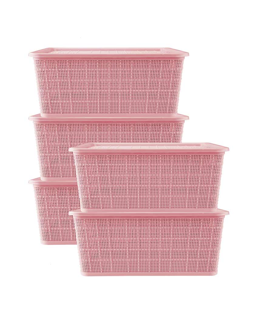 Simple & Versatile Polypropylene Keeper Baskets | Set Of 5