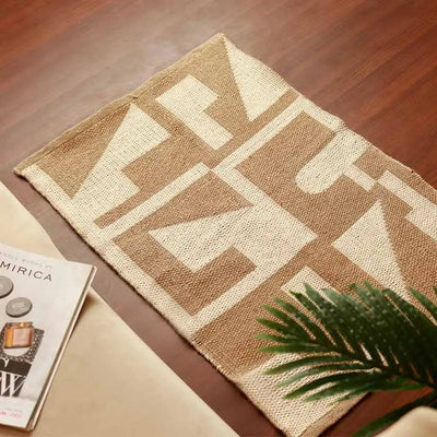 Mocha Sands Jute Rug | 3x2 ft