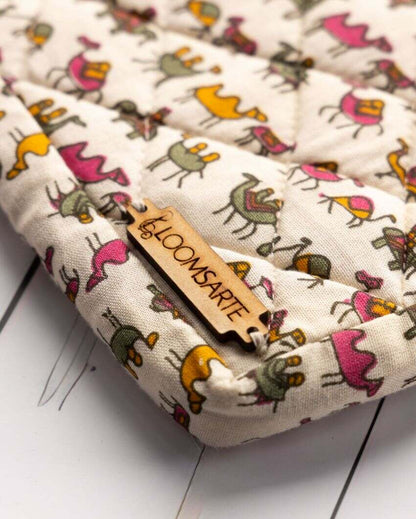 Zoo Cotton Ipad Sleeve | 12 x 9 inches