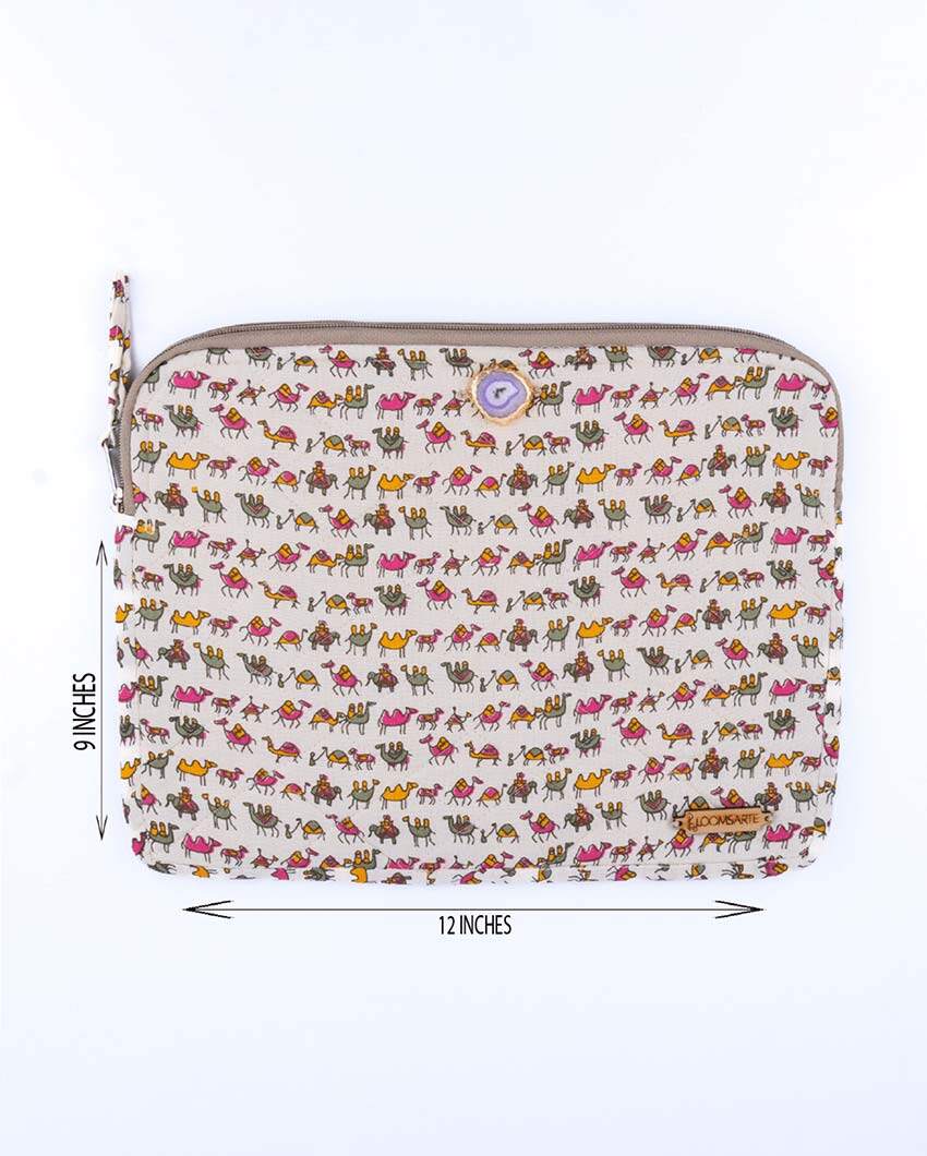 Zoo Cotton Ipad Sleeve | 12 x 9 inches