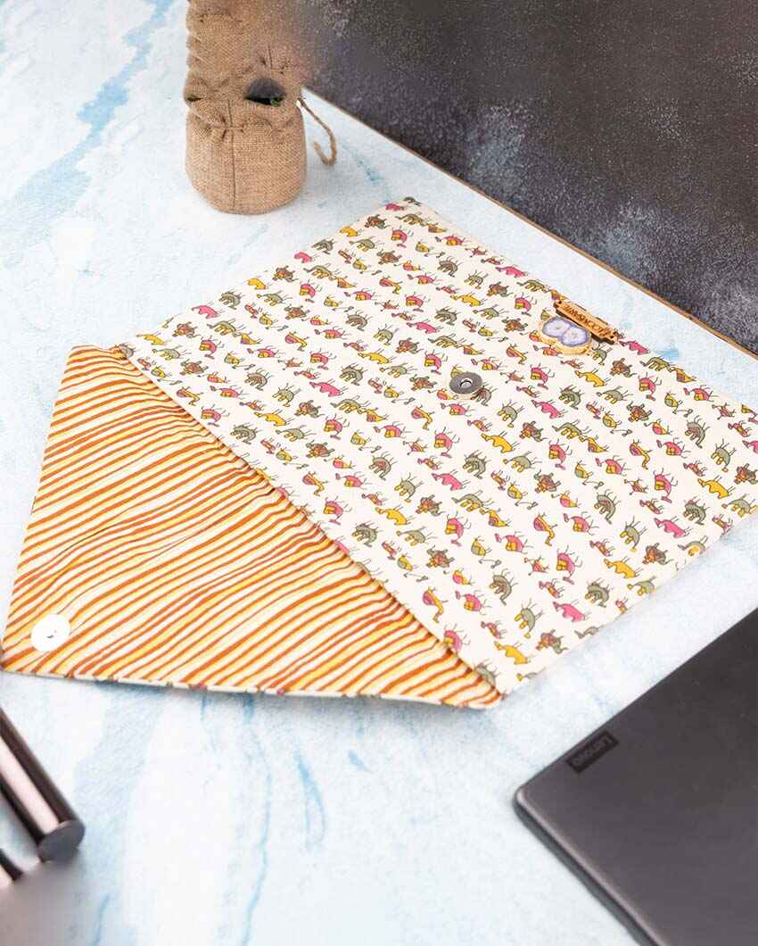 Zoo Cotton Ipad Envelope Sleeve | 12 x 9 inches