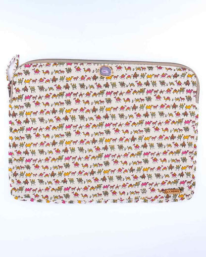 Zoo Cotton Laptop Sleeve | 14 x 11 inches