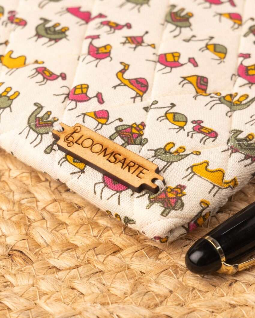 Zoo Cotton Travel Pouch | 9 x 7 inches