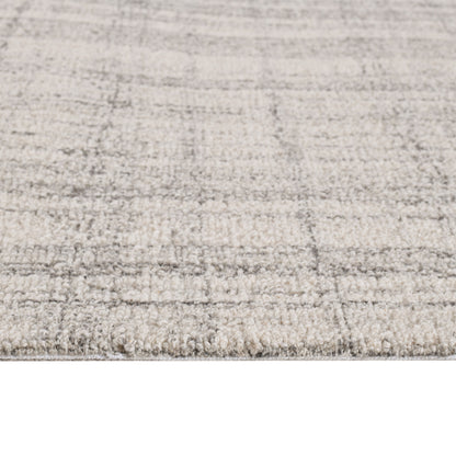 Beautiful Off-White Shade Hand-Tufted Luxury Wool Rug