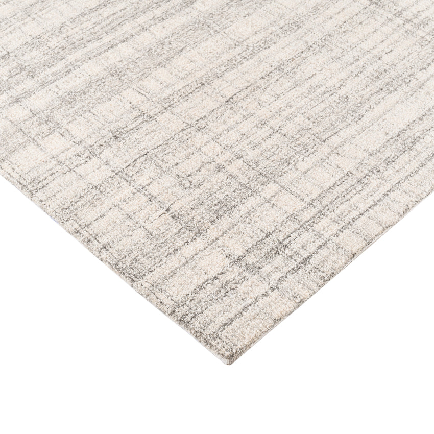 Beautiful Off-White Shade Hand-Tufted Luxury Wool Rug