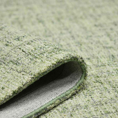 Premium Green Shade Hand-Tufted Wool Area Rug | 3 x 2 Feet