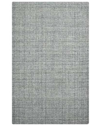 Grey Plaid Pattern Hand Tufted Carpet