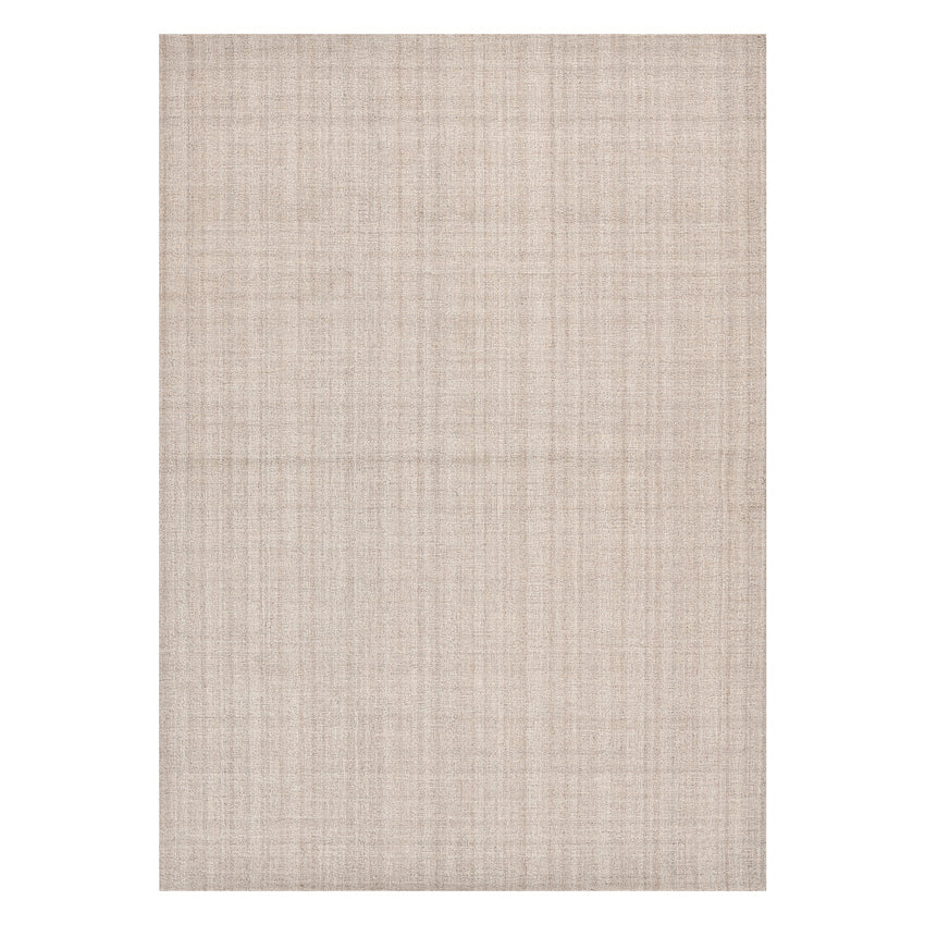 Elegant Design Beige Shade Hand-Tufted Wool Area Rug