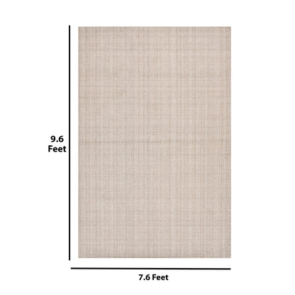 Elegant Design Beige Shade Hand-Tufted Wool Area Rug