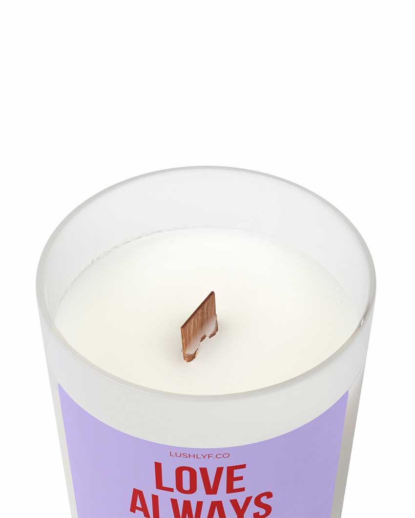 Love Always Wins Valentine’s Lavender Soy Wax Candle | 3 x 4 inches | 200ml