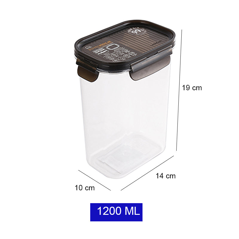 Rectangular Bisfree Modular Food Storage Container |  260ml, 450ml, 910ml, 1.2L, 1.5L