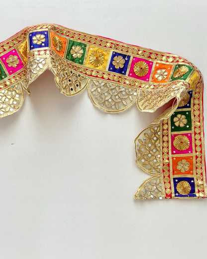 Chandni Festive Gota Bandarwal Toran | 40 x 5 inches