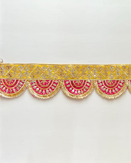 Utsav Festive Gota Bandarwal Toran | 40 x 5 inches