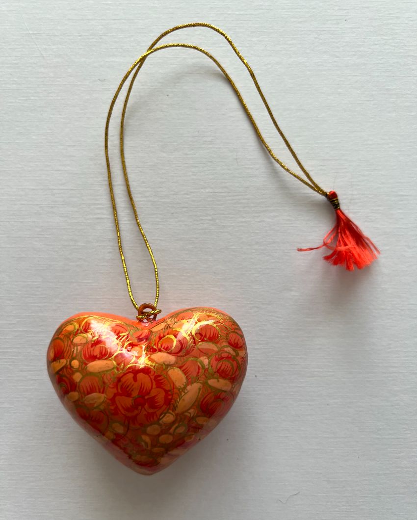 Little Red Heart Christmas Ornament