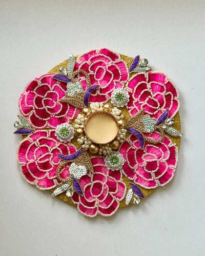 Bahaar Blossoming Color in Festive Rangoli | 8 inches