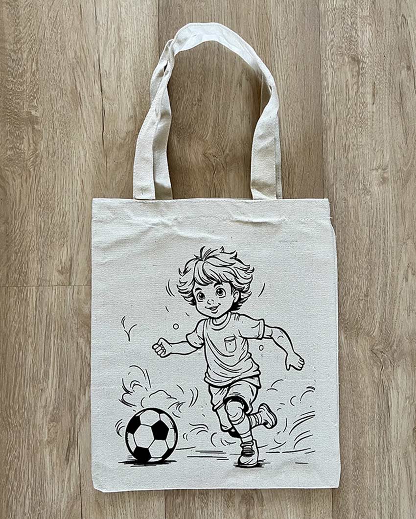 Champion DIY Coloring Soccer Champ Tote Bag | Set of 2 | 13 x 11 inches