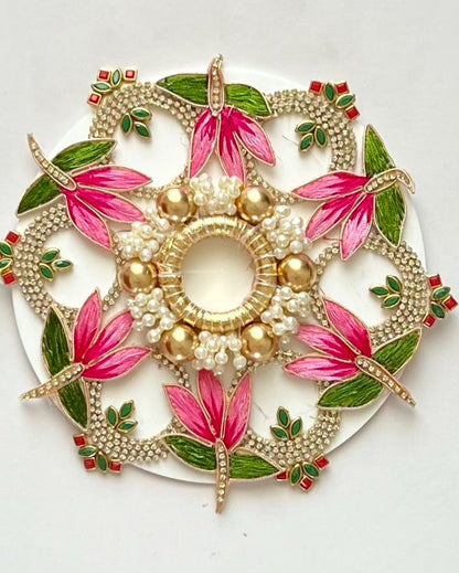 Neerja Tranquil Elegance in Festive Rangoli | 6 inches