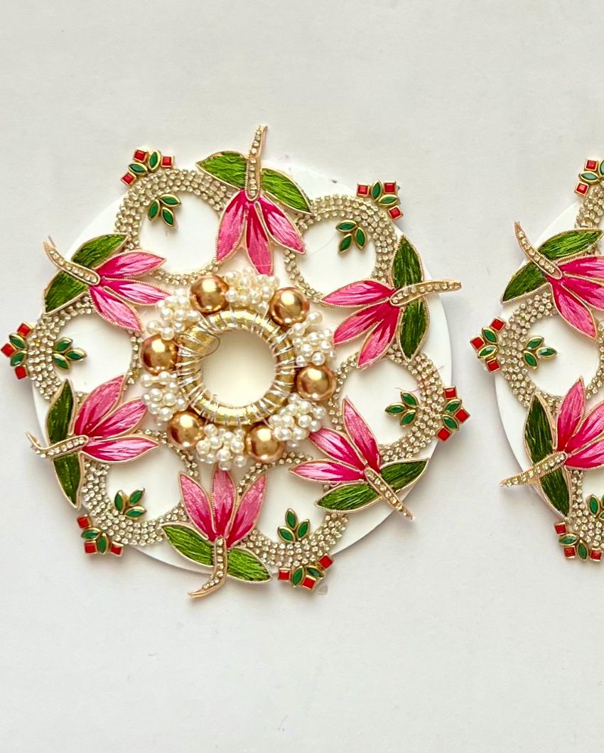 Neerja Tranquil Elegance in Festive Rangoli | 6 inches