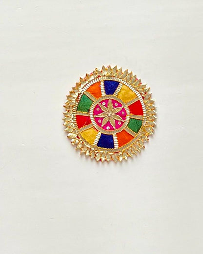 Anandi Joyful Patterns in Festive Rangoli | Single | 4 inches