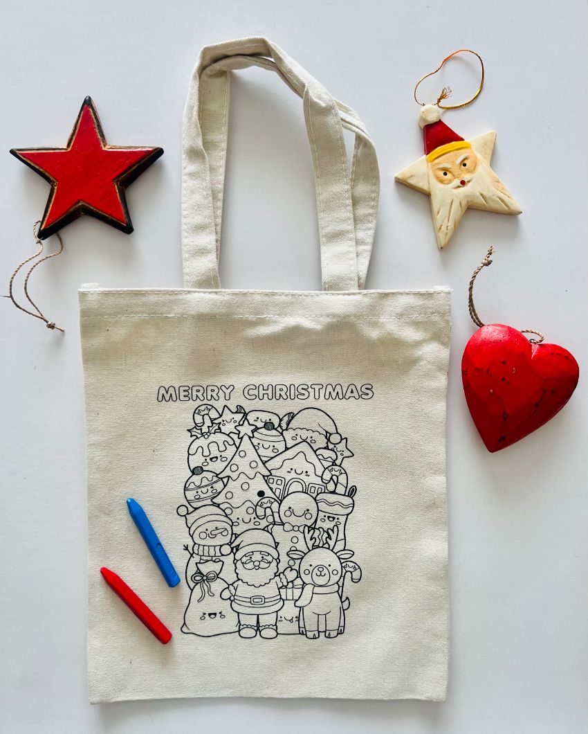 Diy Colouring Merry Christmas Goody Bag