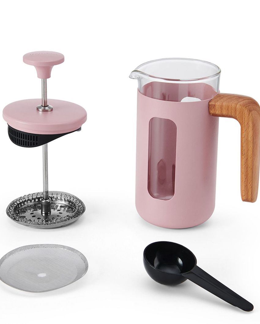 Pink Cafetière Coffee Maker