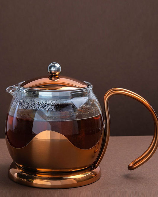 Teapot Glass Loose Leaf Teapot with Infuser