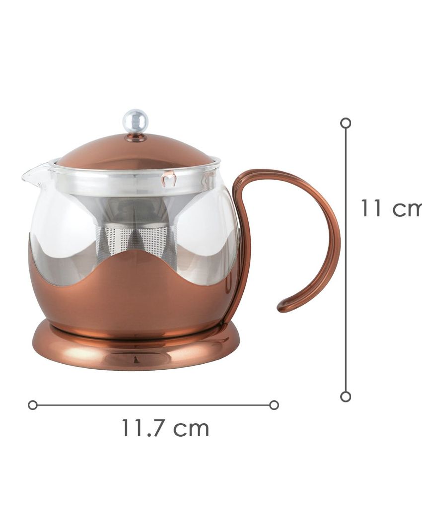 Teapot Glass Loose Leaf Teapot with Infuser