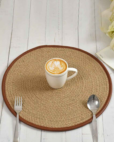 Jummie Jute Cotton Round Table Placemat