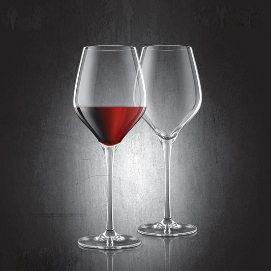 Red Wine Lead-Free Crystal Glasses | Set of 2 Set of 2