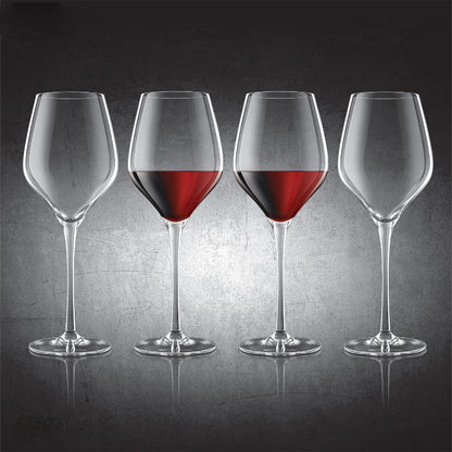 Red Wine Lead-Free Crystal Glasses | Set of 2 Set of 4