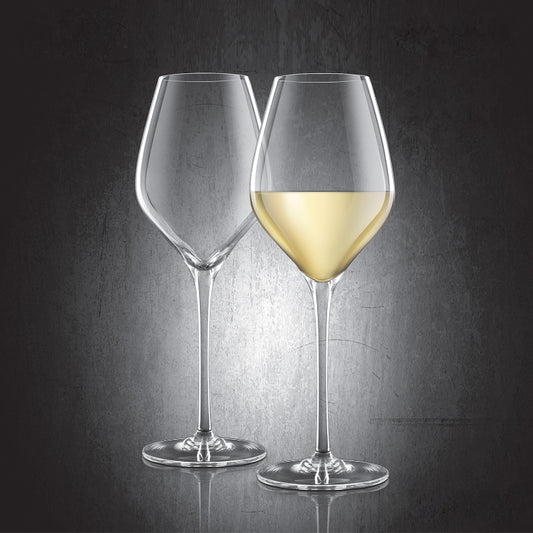 White Wine Lead-Free Crystal Glasses | Set of 2 Set of 2