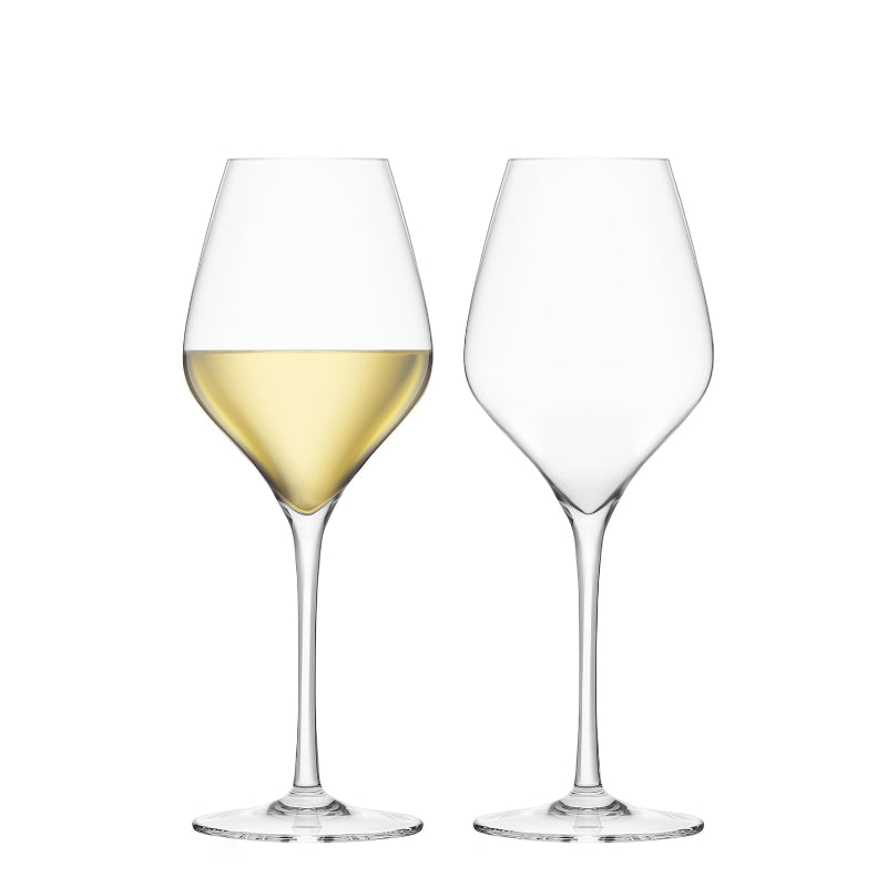 White Wine Lead-Free Crystal Glasses | Set of 2 Set of 2