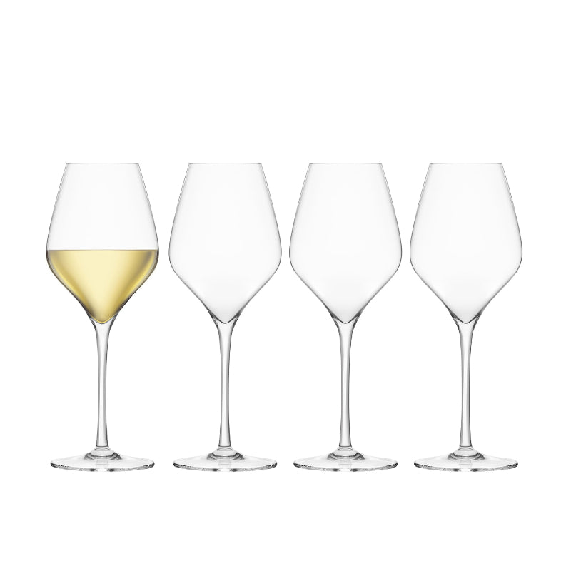 White Wine Lead-Free Crystal Glasses | Set of 2 Set of 4