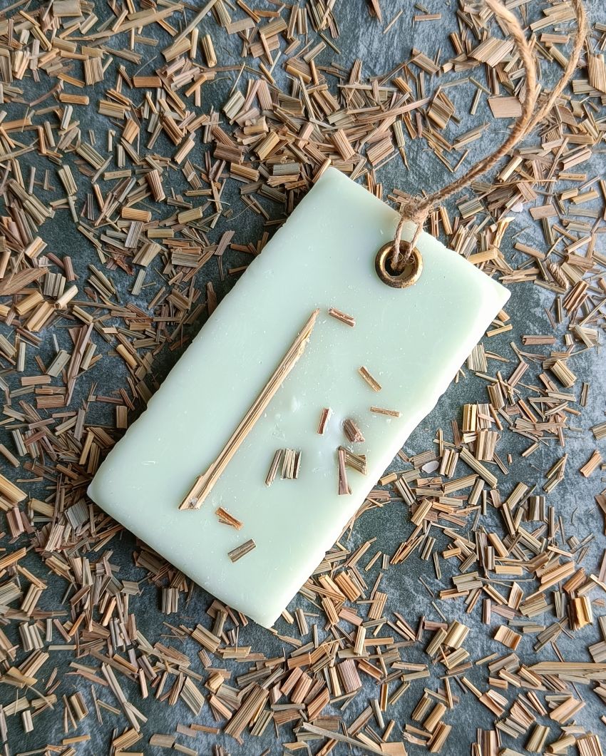 Rectangle Lemongrass Wax Sachet | 3 x 2 inches