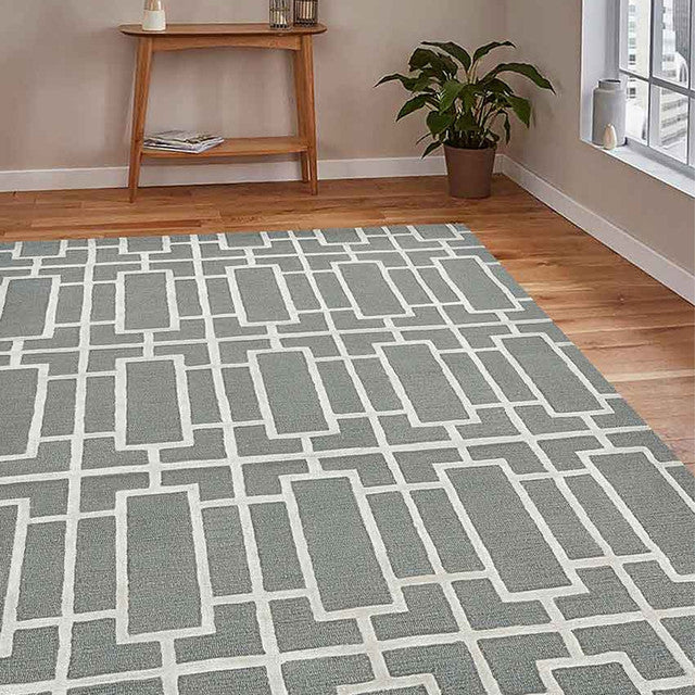 Ash Wool Hand Tufted Rug Carpet