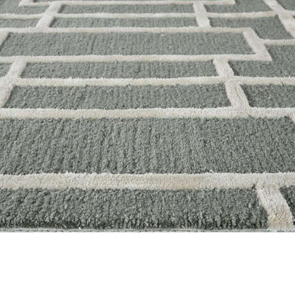 Ash Wool Hand Tufted Rug Carpet