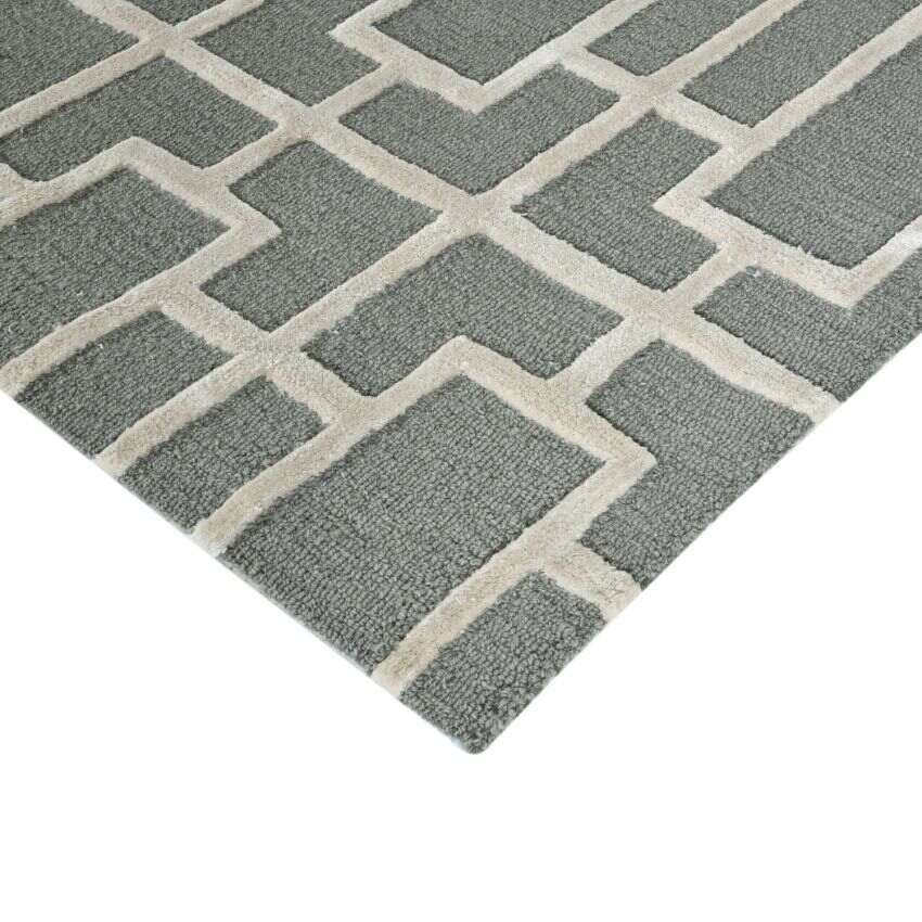 Ash Wool Hand Tufted Rug Carpet