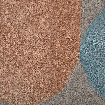 Beautiful Multicolor Shade Handmade Wool Area Carpet | 8 x 5 Feet