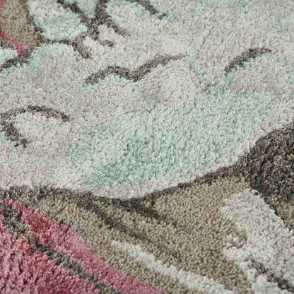 Beautiful Multicolor Shade Handmade Wool Area Carpet | 8 x 5 Feet