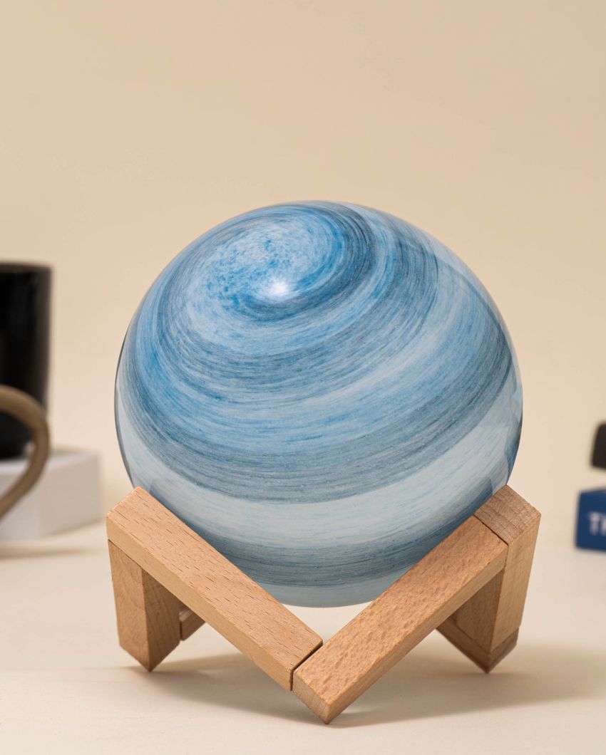 3D Color Changing Moon Lamp | Blue | 15 x 15 cm/ 6 x 6 inches