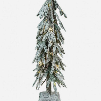 Frosty Downward Branches Table Top Christmas Tree with Lights Display | 9 x 30 inches