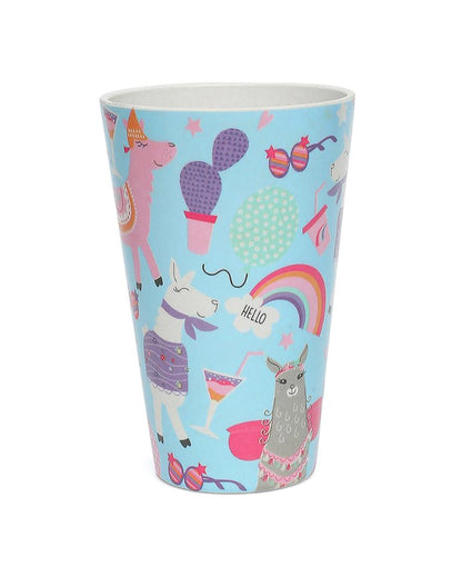 Unicorn Print Bamboo Fiber Kids Dinner Set