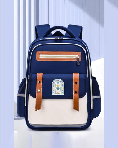 Supportive Kids Dual color Ergonomic School Backpack | 16 x 13 inches
