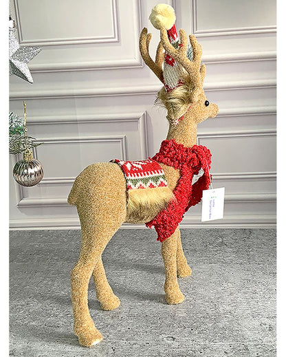 Deer Showpiece Christmas Decoration Combo | Pack Of 2