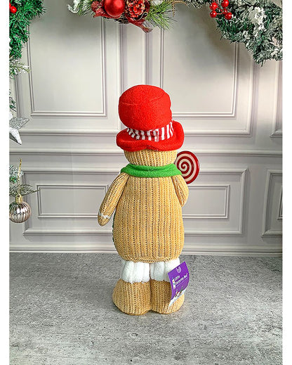 Gingerbread Man Showpiece Christmas Decoration Combo | Pack Of 2 | 6 x 15 inches