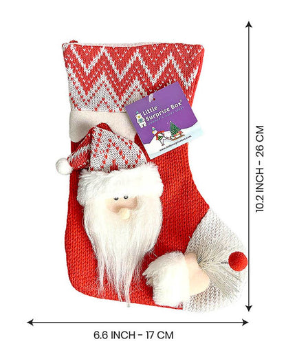 3D Stockings For Gifts & Christmas Decor | 3 Pieces Combo | 7 x 10 inches