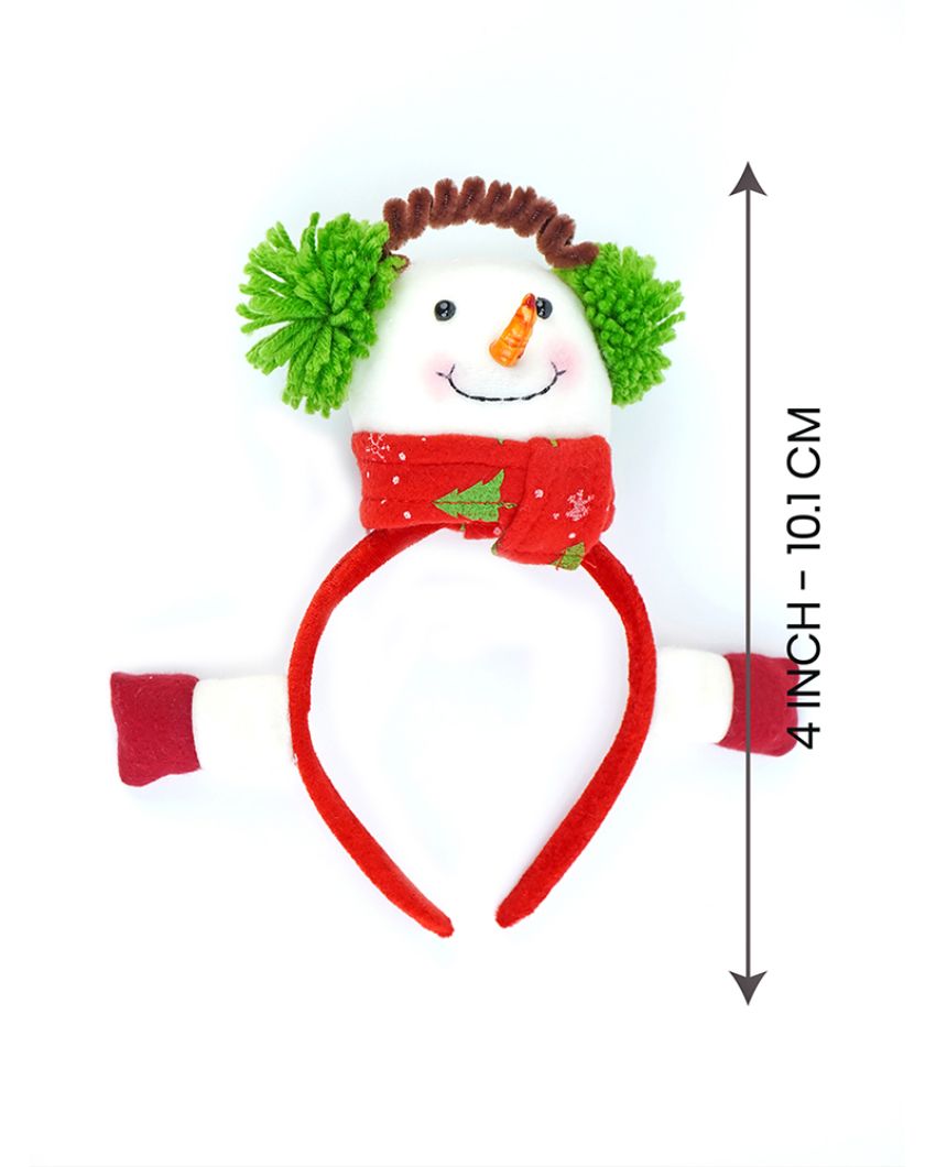 Santa, Snowman & Reindeer Christmas Decor Hairbands | Set of 3