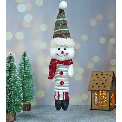 Spring Reindeer Santa Snowman Christmas Tree Ornaments Combo | Pack Of 3 | 4 x 3 x 5 inches