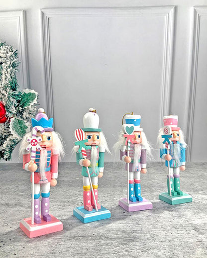 Pastel Candy Theme Christmas Tree Ornaments | Pack of 4