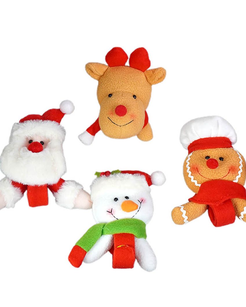 Santa, Snowman, Gingerbread Man & Reindeer Christmas Hairbands | Set of 4